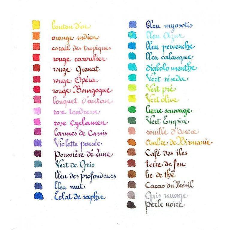 Herbin Boite de 6 Cartouches-Encre-Herbin-Papeterie du Dôme