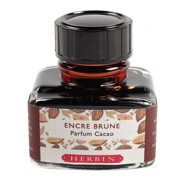 Herbin Encre Parfumée Les Subtiles 30ml-Encre-Herbin-Brune Parfum Cacao-Papeterie du Dôme