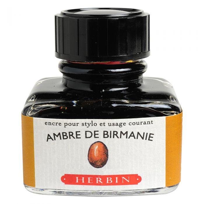 Herbin Flacon Encre à Écrire 30ml-Encre-Herbin-Ambre de Birmanie-Papeterie du Dôme