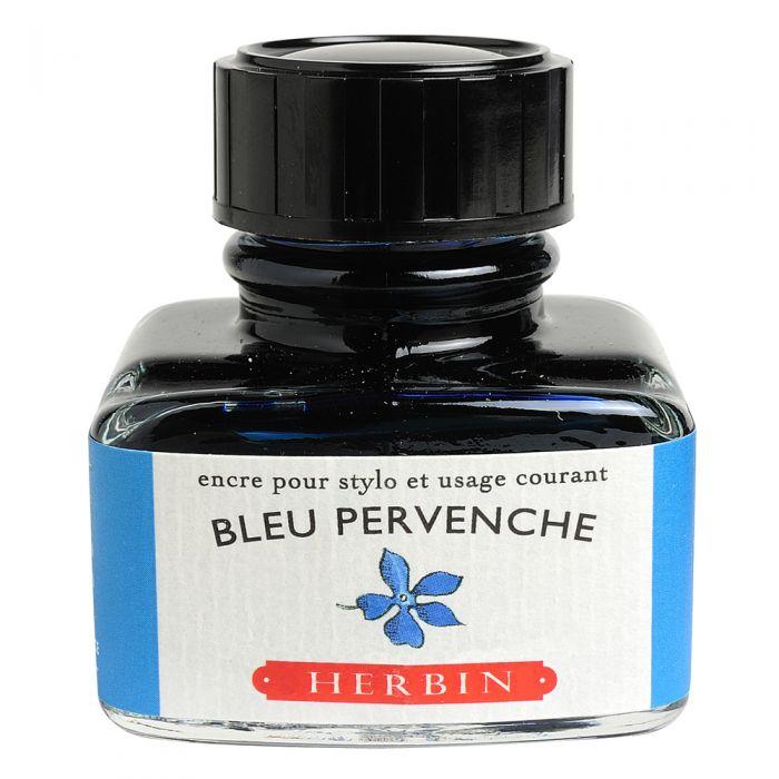 Herbin Flacon Encre à Écrire 30ml-Encre-Herbin-Bleu Pervenche-Papeterie du Dôme