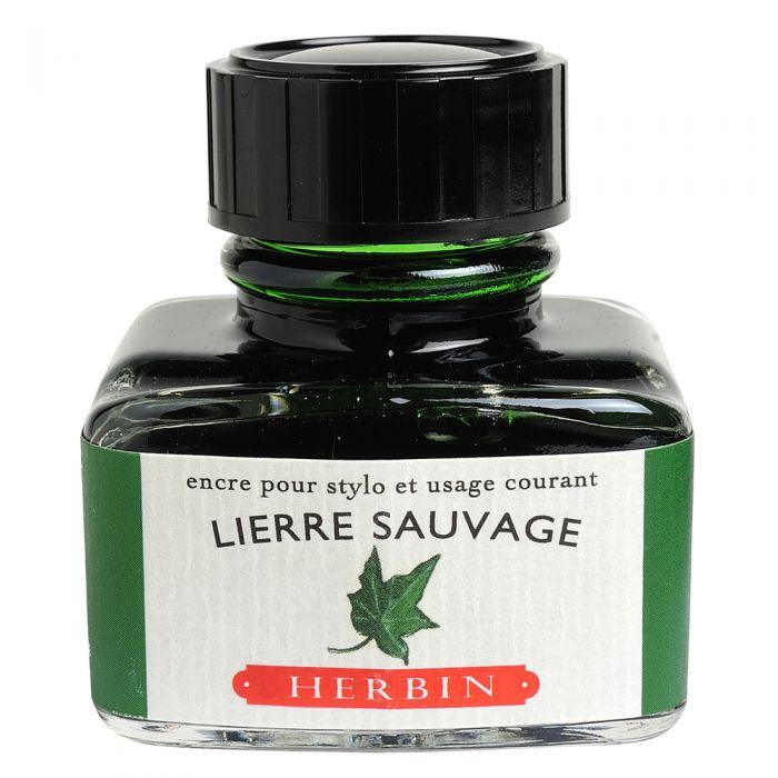 Herbin Flacon Encre à Écrire 30ml-Encre-Herbin-Lierre Sauvage-Papeterie du Dôme
