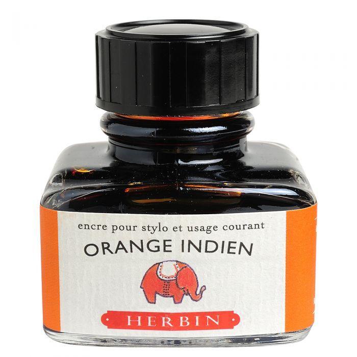 Herbin Flacon Encre à Écrire 30ml-Encre-Herbin-Orange Indien-Papeterie du Dôme