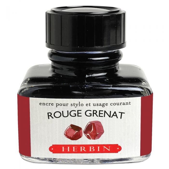 Herbin Flacon Encre à Écrire 30ml-Encre-Herbin-Rouge Grenat-Papeterie du Dôme