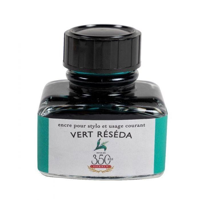 Herbin Flacon Encre à Écrire 30ml-Encre-Herbin-Vert Réséda-Papeterie du Dôme