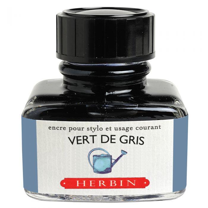 Herbin Flacon Encre à Écrire 30ml-Encre-Herbin-Vert de Gris-Papeterie du Dôme