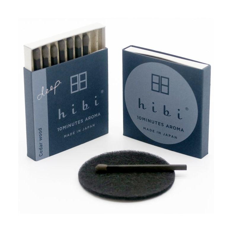 Hibi Bâtons d'Encens Japonais-Encens-Hibi-Bois de cèdre-Papeterie du Dôme