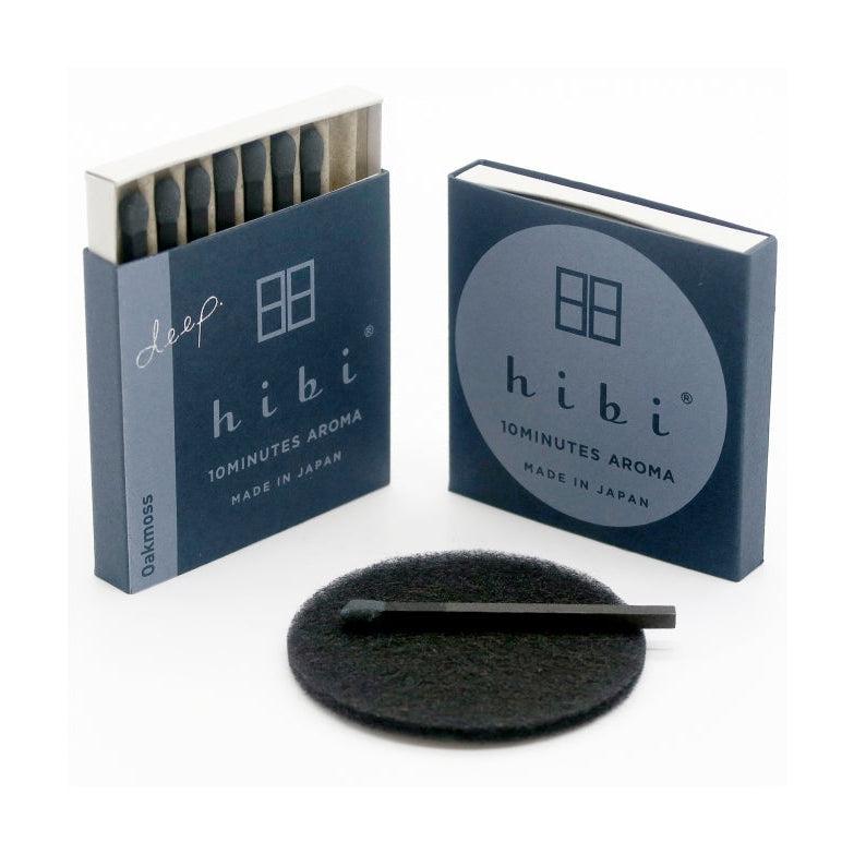 Hibi Bâtons d'Encens Japonais-Encens-Hibi-Mousse de chêne-Papeterie du Dôme