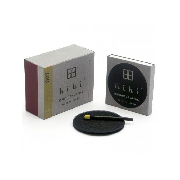 Hibi Bâtons d'Encens Japonais-Encens-Hibi-Yuzu-Papeterie du Dôme