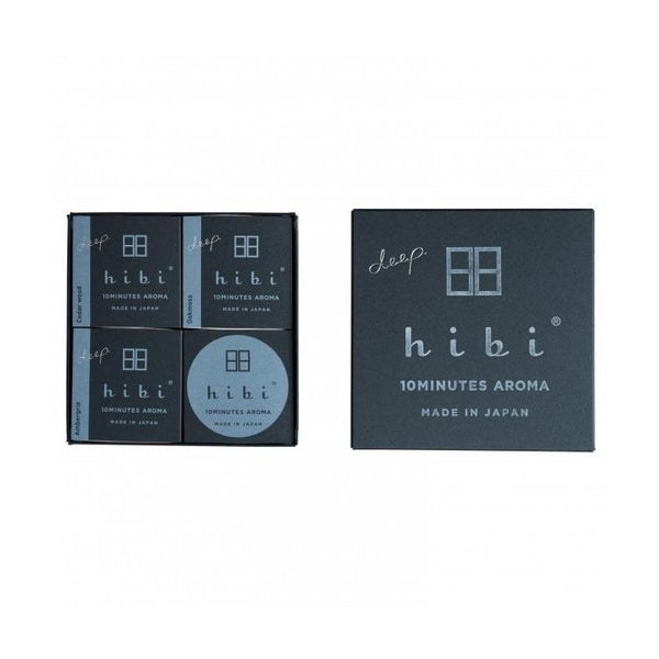Hibi Boîte Cadeau Bâtons d'Encens Japonais Deep-Encens-Hibi-Papeterie du Dôme