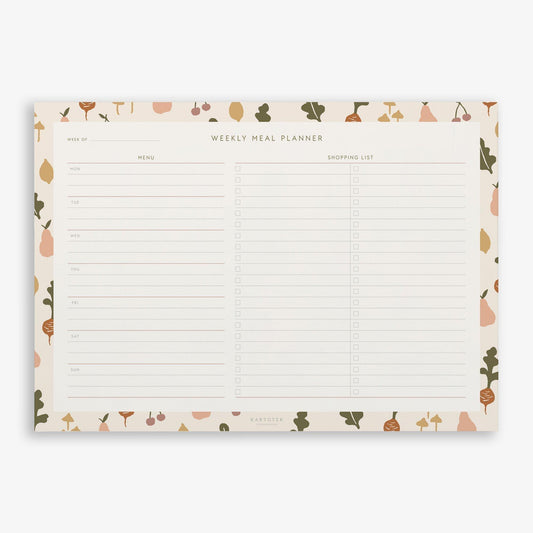 KTK Planning Semainier pour Repas A4-Agenda-Kartotek-Papeterie du Dôme