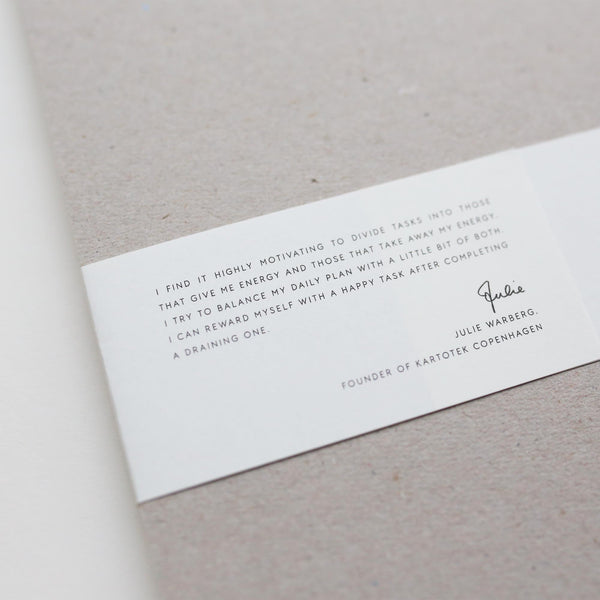 KTK Task List Energy Balance A5-Carnet-Kartotek-Papeterie du Dôme