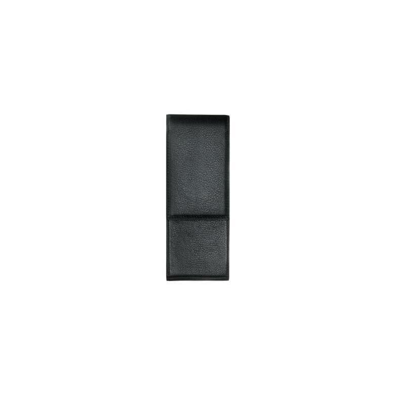 LAMY Étui à Stylos Cuir Lisse-Étui à Stylos-Lamy-2 stylos-Noir-Papeterie du Dôme