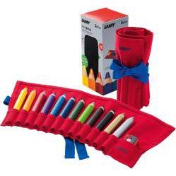 LAMY Rouleau Crayons 3plus 12 pièces-Boîte à Crayons-Lamy-Papeterie du Dôme