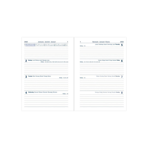 Letts Agenda Block A6 Semainier-Agenda-Letts-Papeterie du Dôme