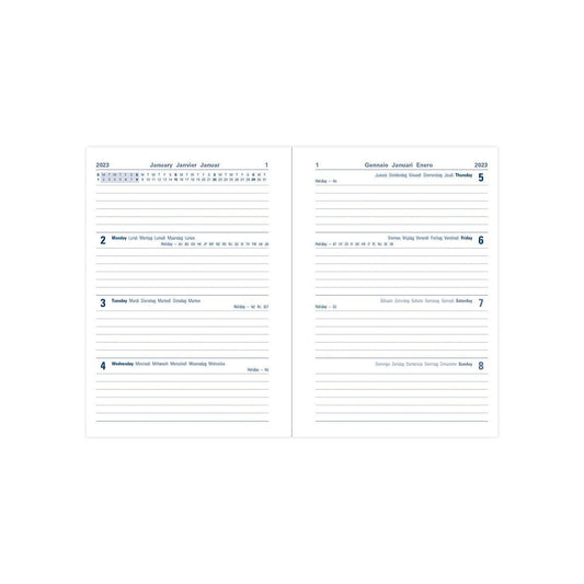 Letts Agenda Oslo A6 Semainier-Agenda-Letts-Papeterie du Dôme