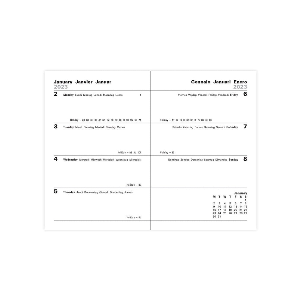 Letts Agenda Ladydate Mini Pocket Semainier-Agenda-Letts-Papeterie du Dôme