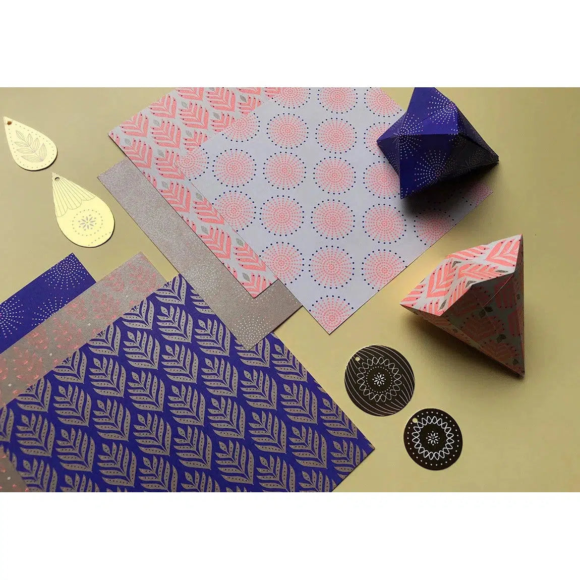 MPA Coffret DIY Origami-Papeterie-Mon Petit Art-Turquoise-Papeterie du Dôme