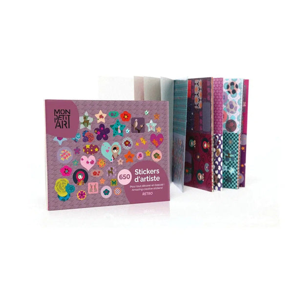 MPA Stickers d'Artistes-Gommettes-Mon Petit Art-Retro-Papeterie du Dôme