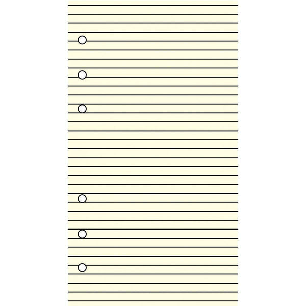 OBE Recharge Format 17 30 Feuillets Lignés Ivoire-Recharge-Oberthur-Papeterie du Dôme