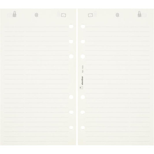 OBE Recharge Format 17 30 Feuillets Répertoire-Recharge-Oberthur-Papeterie du Dôme