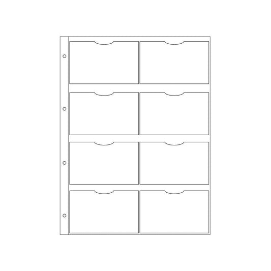 OBE Recharge Format 30 3 Étuis Porte Cartes de Visite-Recharge-Oberthur-Papeterie du Dôme
