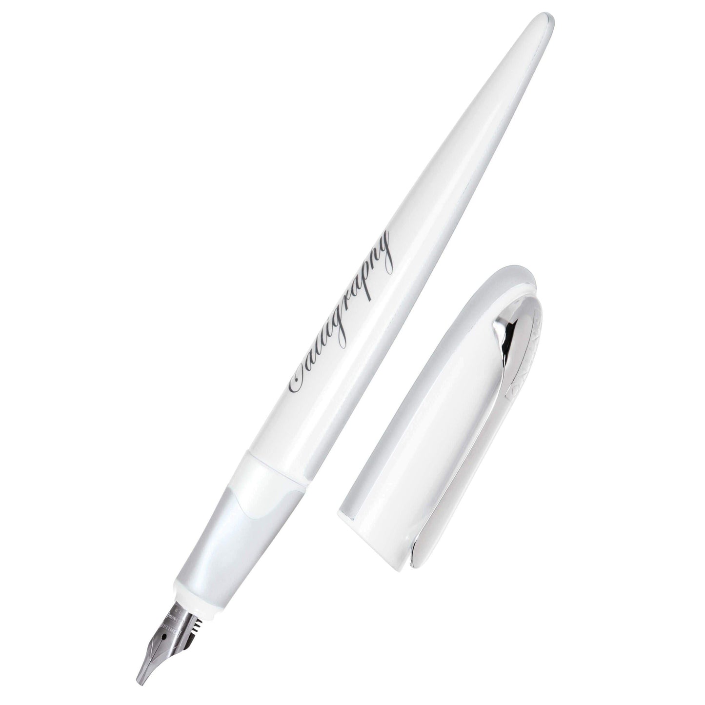 ONL Air Stylo Plume Calligraphique-Stylo Plume-Online-1.8 mm-Argent Pastel-Papeterie du Dôme