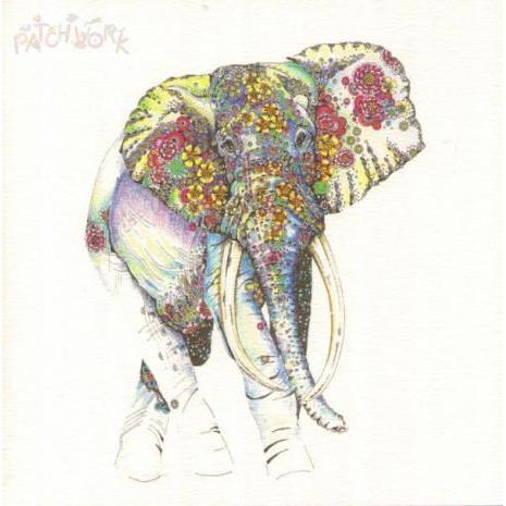 PAT Carte Doodleicious Art-Carterie-Patchwork-DOODLE 287-Papeterie du Dôme