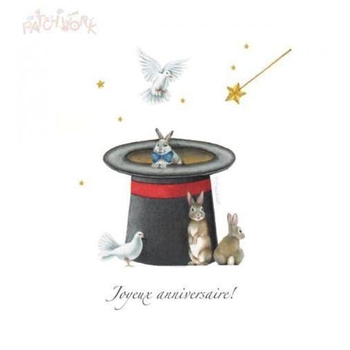 PAT Carte Wishing Well-Carterie-Patchwork-WISHFR 04-Papeterie du Dôme