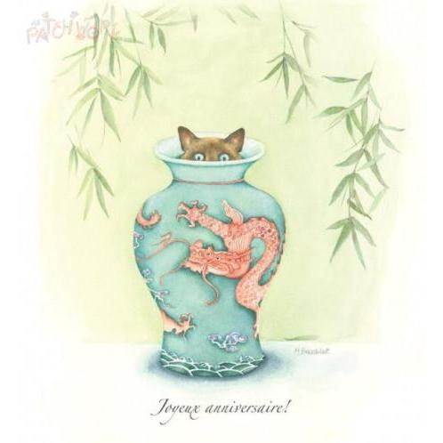 PAT Carte Wishing Well-Carterie-Patchwork-WISHFR 14-Papeterie du Dôme