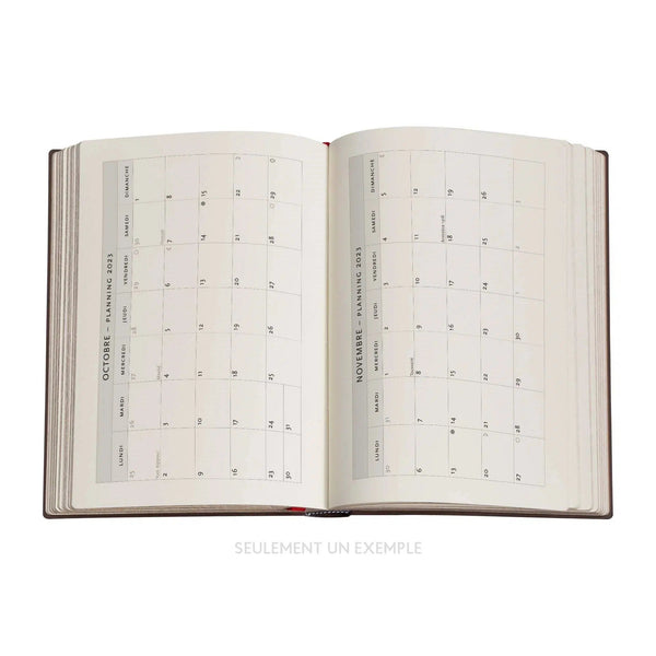 PBKS Agenda Midi Semaine/2Pages Horizontal Rigide-Agenda-Paperblanks-Papeterie du Dôme