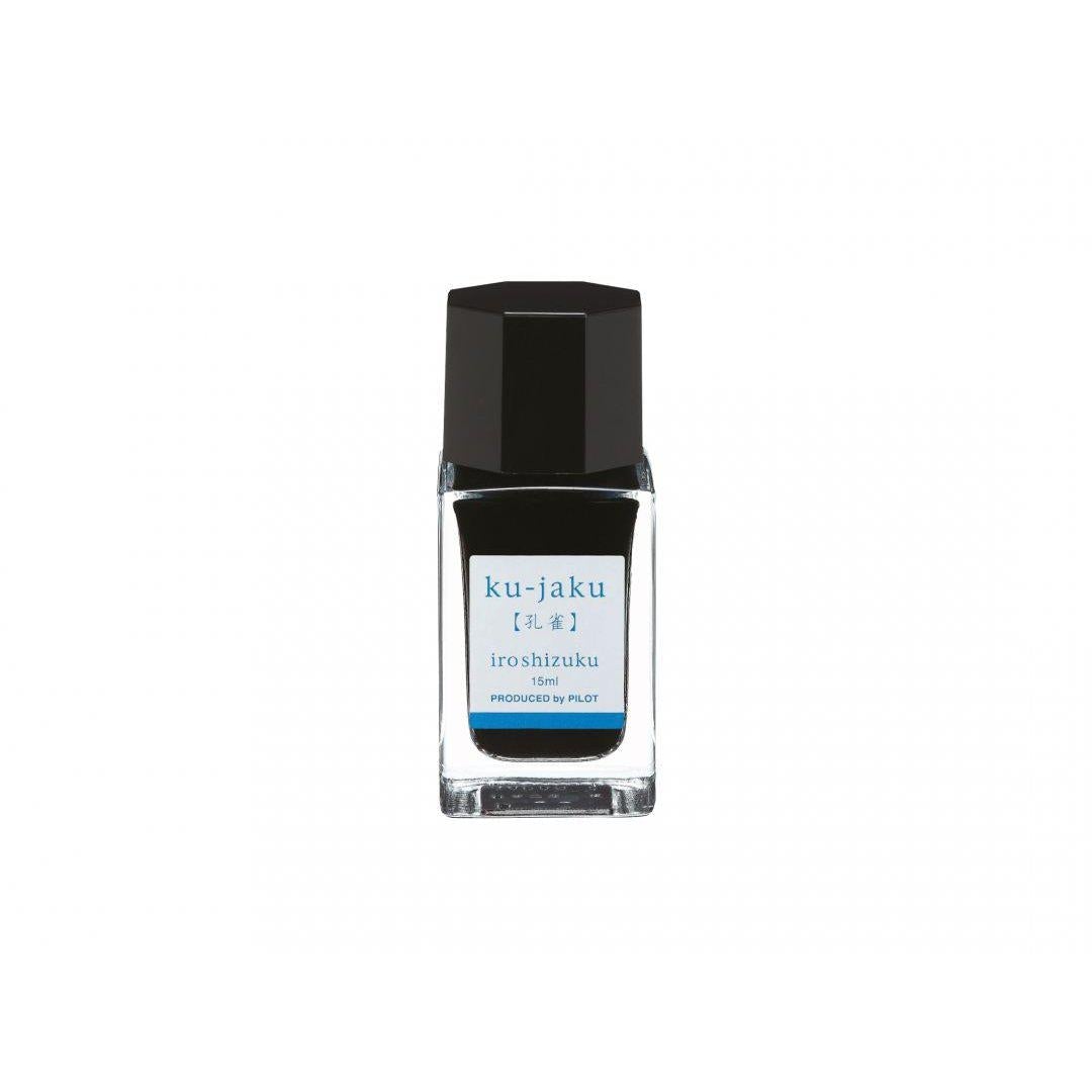 PLT Flacon d'Encre Iroshizuku 15ml-Encre-Pilot-Bleu Ku-Jaku-Papeterie du Dôme