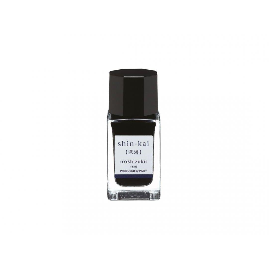 PLT Flacon d'Encre Iroshizuku 15ml-Encre-Pilot-Bleu Shin-Kai-Papeterie du Dôme