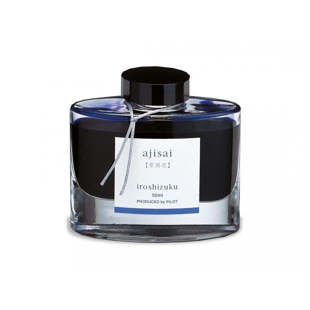 PLT Flacon d'Encre Iroshizuku 50ml-Encre-Pilot-Bleu Ajisai-Papeterie du Dôme