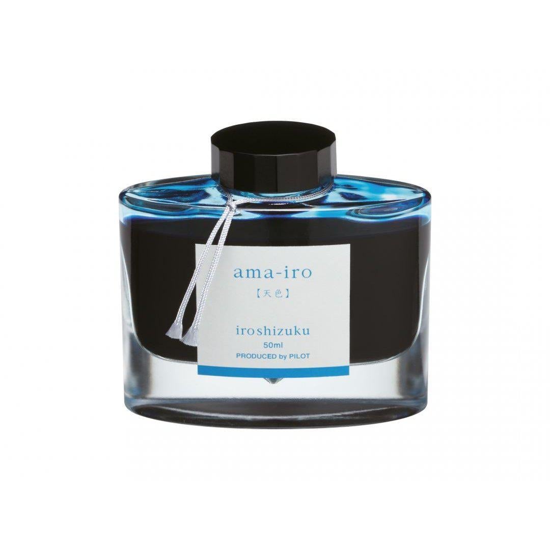 PLT Flacon d'Encre Iroshizuku 50ml-Encre-Pilot-Bleu Ama-Iro-Papeterie du Dôme