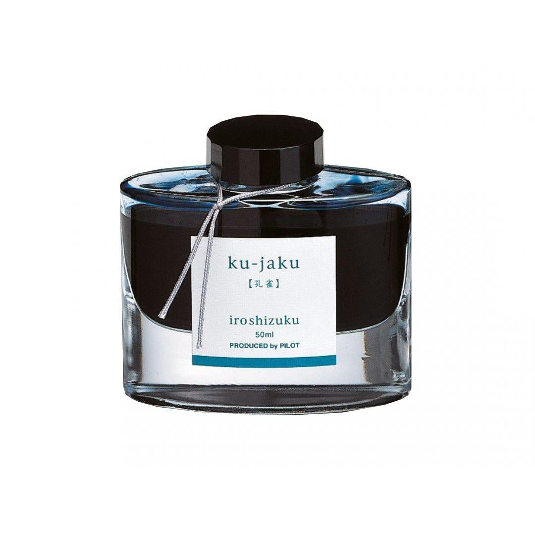 PLT Flacon d'Encre Iroshizuku 50ml-Encre-Pilot-Bleu Ku-Jaku-Papeterie du Dôme