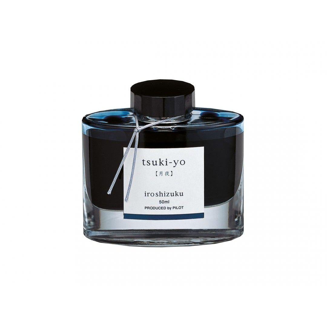 PLT Flacon d'Encre Iroshizuku 50ml-Encre-Pilot-Bleu Tsuki-Yo-Papeterie du Dôme