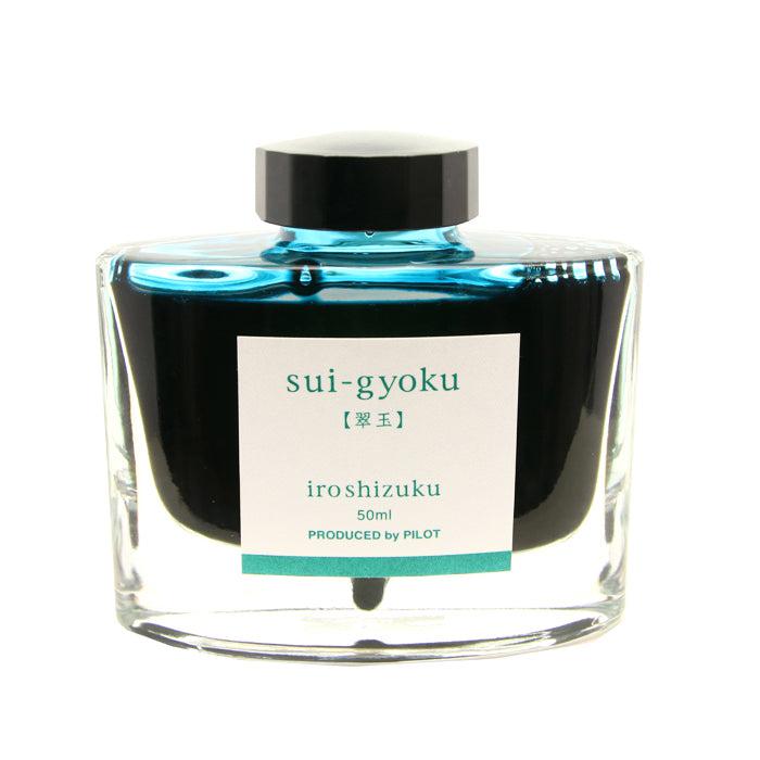 PLT Flacon d'Encre Iroshizuku 50ml-Encre-Pilot-Émeraude Sui-Gyoku-Papeterie du Dôme