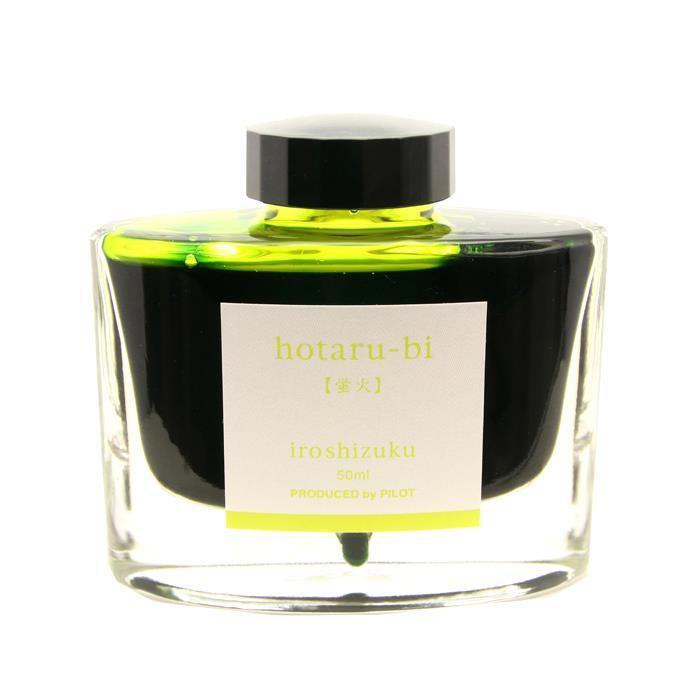 PLT Flacon d'Encre Iroshizuku 50ml-Encre-Pilot-Vert Clair Hotaru-Bi-Papeterie du Dôme