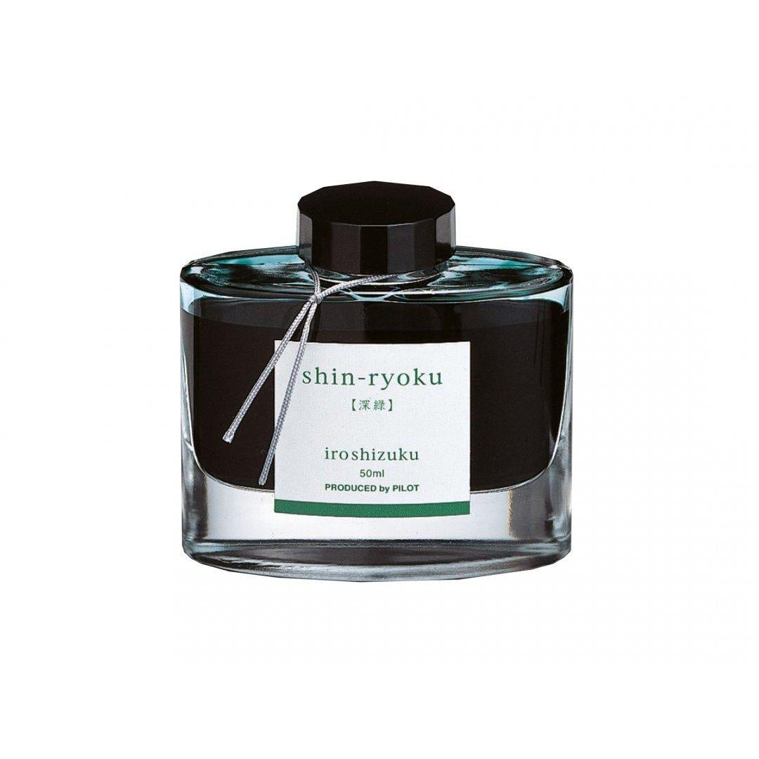 PLT Flacon d'Encre Iroshizuku 50ml-Encre-Pilot-Vert Shin-Ryoku-Papeterie du Dôme