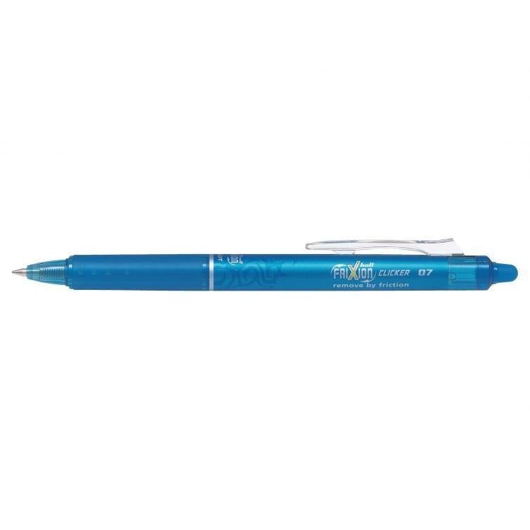 PLT FriXion Roller Ball Clicker Moyen-Stylo Roller-Pilot Basics-Turquoise-Papeterie du Dôme