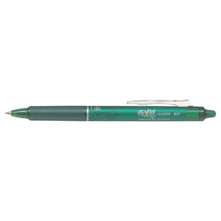 PLT FriXion Roller Ball Clicker Moyen-Stylo Roller-Pilot Basics-Vert-Papeterie du Dôme