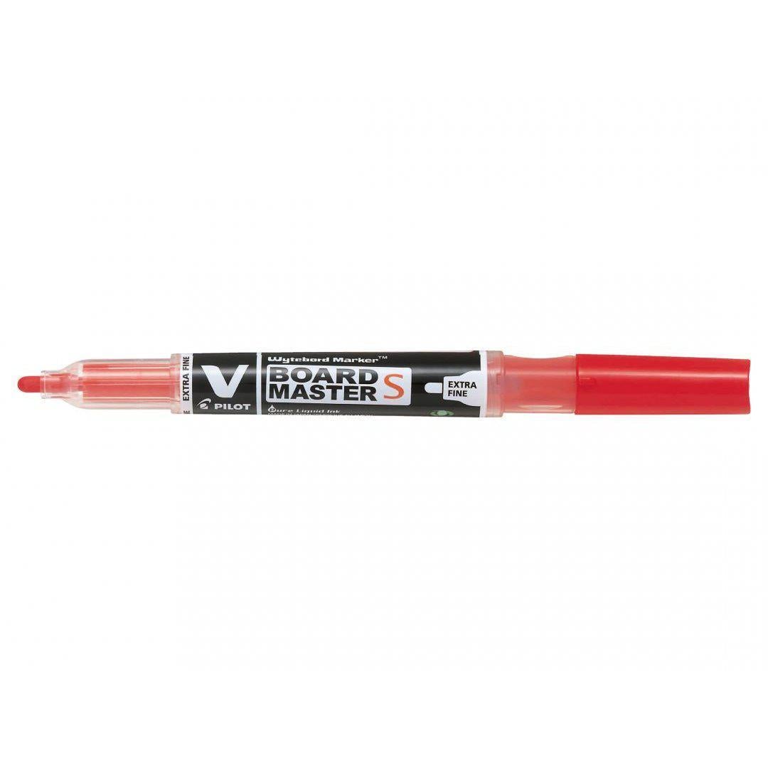 PLT V-Board Master Marqueur-Stylo Surligneur-Pilot Basics-Extra Fin 2.2 mm-Rouge-Papeterie du Dôme
