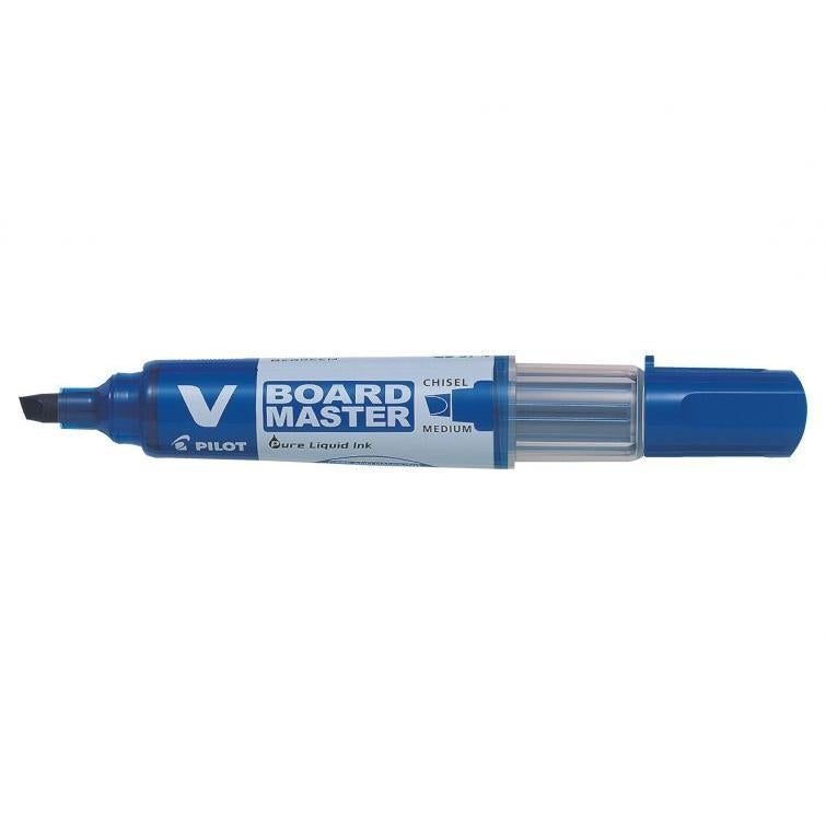 PLT V-Board Master Marqueur-Stylo Surligneur-Pilot Basics-Moyen 1.3 mm-Bleu-Papeterie du Dôme