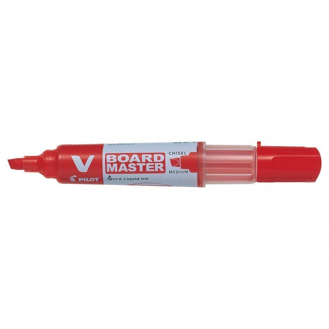 PLT V-Board Master Marqueur-Stylo Surligneur-Pilot Basics-Moyen 1.3 mm-Rouge-Papeterie du Dôme