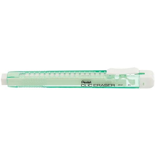 PTL ClicEraser Gomme ZE81-Gomme-Pentel-Vert-Papeterie du Dôme