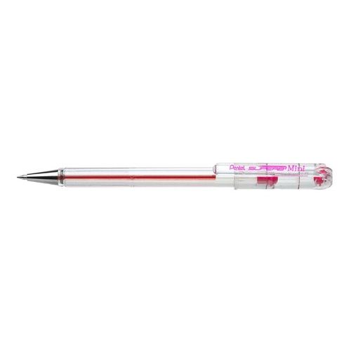 PTL SuperB Mini Stylo Bille BK77S-Stylo Bille-Pentel-Rose-Papeterie du Dôme