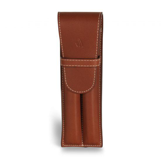 RCF Fourreau a rabat 2 Stylos Riviera-Étui à Stylos-Récife-Cognac-Papeterie du Dôme