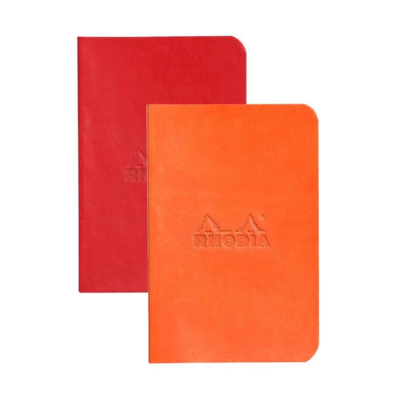 RHD Rhodiarama 2 Carnet Souple 7x10-Carnet-Rhodia-Coquelicot/Tangerine-Papeterie du Dôme