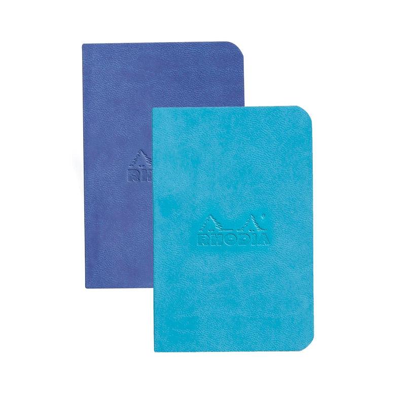 RHD Rhodiarama 2 Carnet Souple 7x10-Carnet-Rhodia-Turquoise/Saphir-Papeterie du Dôme