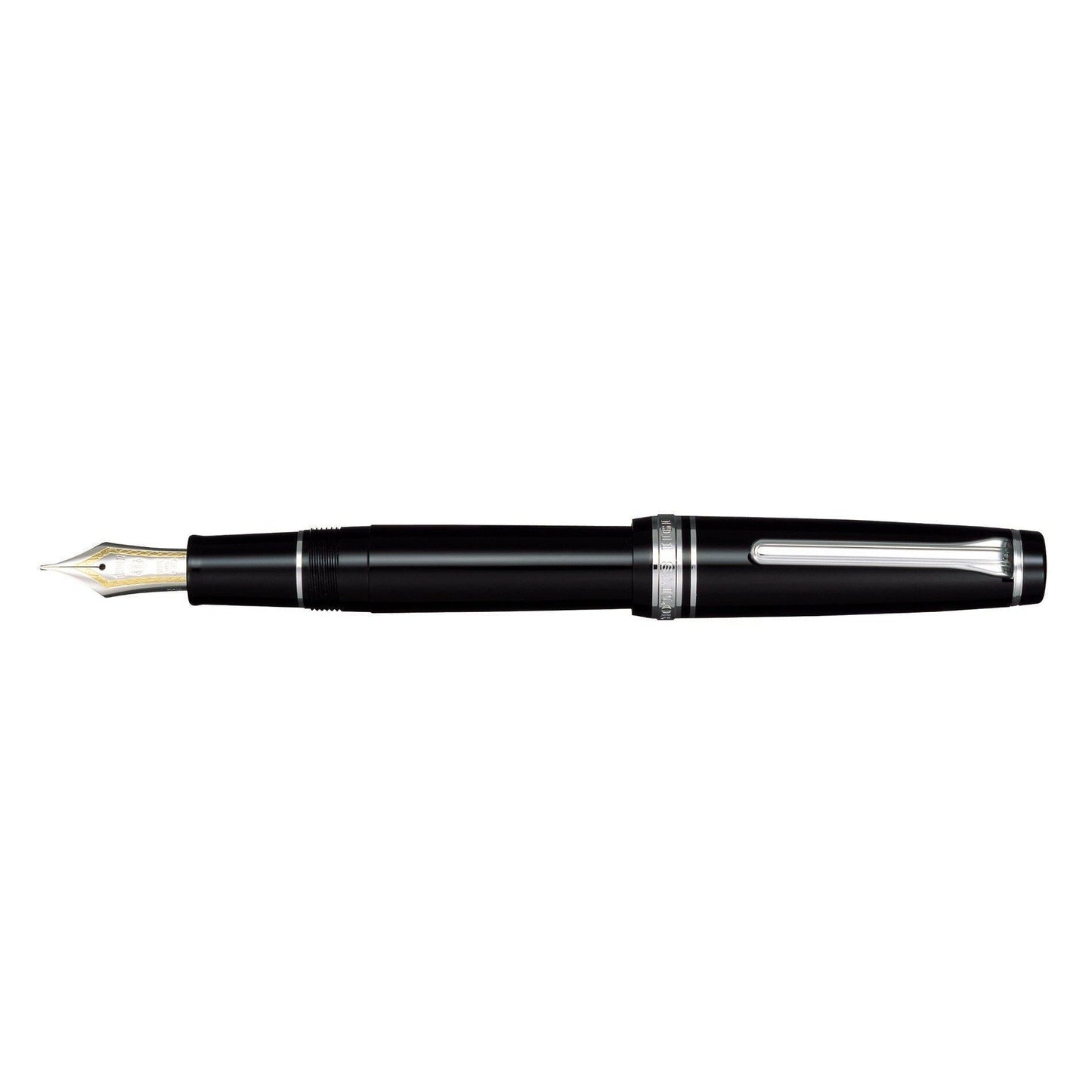 SLR Professional Gear Noir Rhodié Stylo Plume-Stylo Plume-Sailor-Papeterie du Dôme